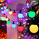 BrizLabs Catena Luminosa Natale Bulbo, 6M 30 LED G35 Colorate Luci Albero di Natale Esterno Elettrica 8 Modalità Impermeabile Lucine ...