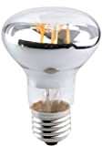 Bulbright 1Pezzi lampadine a filamento LED Dimmerabile R63 8W Attacco E27, Bianco caldo 2700K, Equivalente a 80W, 220V AC (8.1)
