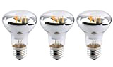 Bulbright 3Pezzi lampadine a filamento LED Dimmerabile R63 8W Attacco E27, Bianco caldo 2700K, Equivalente a 70W, 220V AC (8)