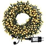 Catena Luminosa Esterno, Luci Natale da Esterno, Luci Albero di Natale, 98ft 300 LED 8 Modalità Luce Led da Stringa ...