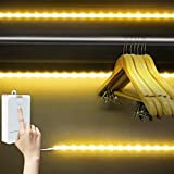 CCILAND Strisce LED Batteria 3 Metri Strisce Bianche 90 LED Strisce Adesive per Armadietto Strisce Luminose per Scale, Armadio, Cucina, ...