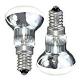 CENPEK Confezione da 2 lampadine da 60 W E14 R50 SES con riflettore dimmerabile Tappo a Vite Dorato Piccolo Edison, ...