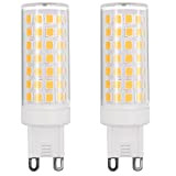 CENPEK Lampadina LED G9, antisfarfallio, 7 W equivalenti a lampadine alogene da 60 W, 650 LM, bianco luce diurna (6000 ...