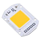 Chip LED 50w AC 220V Alta Potenza COB LED Chip per Lampada Faretto (Luce bianca calda)