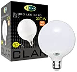 CLAR - Globo LED 20W E27, Lampadario a Sospensione, Lampada Globo, Lampadari Moderni, Lampadario Soggiorno, Lampadario Cucina, Luce Calda 3000ºK ...