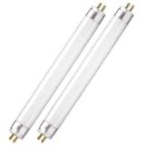 CLAR - Lampade Fluorescenti 6 Watt T5, Lampadina Mini Fluorescente, Tubi in Miniatura, Lampadine T5 (6 Watts T5, Pack 2)