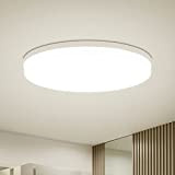 Combuh Plafoniera LED 48W 4320Lm Facile da Installare Lampada da Soffitto per Camere da Letto Stile Moderno Salotti Cucina Bianco ...