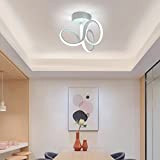 Comely Plafoniere a LED, Lampada da Soffitto a LED 21W, Plafoniera LED Design Parete Floreale Moderno per Cucina Bagno Camera ...