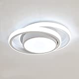 Comely Plafoniere LED, Lampada da Soffitto 32W 2500lm, Rond Plafoniere Moderno per Soggiorno Cucina Bagno Camera da Letto Corridoio, Bianco ...