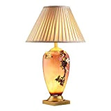 Comodino Lampada da Scrivania Lampada da tavolo Camera da letto comodino decorazione decorazione lampada da tavolo in vetro smalto color ...