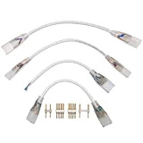 Connettori del Cavo di Prolunga da 20 cm (2 pin) per Accessori di Installazione XUNATA 220V LED Strip Link- 6 ...