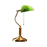 Copper American Lamp Lampada da comodino Lampada da comodino Creative Simple Lampada Chiang Kai-shek Retro Learning Desk Room Repubblica di ...