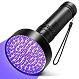 Coquimbo Torcia UV, 100 LEDs Lampada Ultravioletti, 395nm Blacklight Lampada Faretto UV per Animali Urina Rilevazione, Gatto Smacchiatore Rivelatore