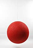 Cotton Ball Lights – Lampada a sospensione singolarmente 25 cm, Cotone, red