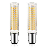 CPROSP Set di 2 Lampadine a Luci Ba15d LED 100W Equivalenti Bianco Caldo 3000K, CA 220-240 V, 10~100% Dimmerabile