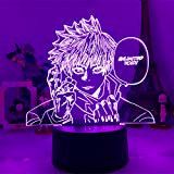 Creative Anime Luce Notturna Lampada LED 16 Colori Giocattoli Satoru Gojo Set Giapponese Anime Illuminazione Decorativa per Bambini Bambino Senza ...