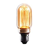Crown LED 1x Edison Lampadina Led E27 - Dimmerabile - Lampada Led Tubolare - 4W, Bianco Caldo, 230V, EL22 – ...