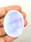 crystalmiracle Opalite Worry Stone Crystal Healing Wellness Palm Stone Energia positiva Pace Thumb Stone Meditation Handcrafted