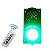 Cushion Semaforo Impermeabile Ip65, Facile da Installare 2 Colori (Rosso/Verde) Semaforo Stop And Go, Semaforo Industriale A LED con Telecomando, ...