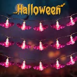 Danolt Halloween Decorazioni Luci di Halloween 3M 20 LED Lights 2 modalità Decorazioni Halloween Luci di stringa di pipistrelli Luci ...