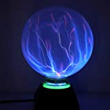 DAXGD Luci a sfera al plasma, luce al plasma magica da 5 pollici, lampada statica a globo, luce magica elettrostatica ...