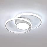 Delaveek Plafoniera LED, Lampada da Soffitto Camera da letto, 42W 4000lm Rond Plafoniere Moderno per Soggiorno Cucina, Bianco Freddo 6000K, ...