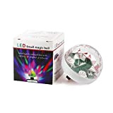 dell'automobile LED Lampada Decorativa 3W RGB D6-Mini Xmas Magic Ball Lampada Accessori Auto Confezione da 4 (Color : 01)