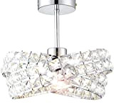 design vetro cristallo design classico lampadario sospensione plafoniera soffitto Ø 30cm 1xE27