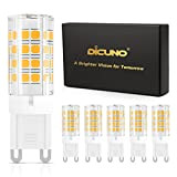 DiCUNO G9 LED Lampadine del 3W (Equivalente a 40W Lampada Alogena), 380LM, Bianco caldo 2700K, AC100-240V, Non-dimmerabile, Risparmio energetico, Base ...