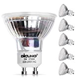 DiCUNO Lampadina LED GU10, 5W, 450LM, Bianco caldo 2700K, Equivalente alogeno 50W, Lampadina LED per faretti GU10, Non dimmerabile, 220-240V, ...
