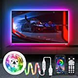 Dreamcolour LED TV Retroilluminazione 4 metri, Striscia LED con distanza & APP Controllo, TV LED Bias Illuminazione per 55-70 pollici, ...