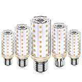 E27 LED Lampadine, 3000K Bianco Caldo, E27 Mais Lampadine, 10W Equivalente 80W 100W Alogeno, Non Dimmerabile CA 220-240V, Confezione da ...