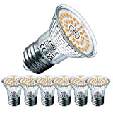 EACLL Lampadine LED E27 6.5W Equivalente a Alogena 100W, Pacco da 6, 770lm 3000K Luce Bianco Caldo, Faretti AC 230V ...