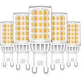 Eco.Luma Lampadine LED G9 2700K Bianco Caldo, 6W Alogena 50W 60W, Non Dimmerabile G9 LED Lampada, Senza Sfarfallio Angolo del ...