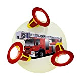 Elobra, Set di faretti da soffitto, motivo: Camion dei pompieri, E14