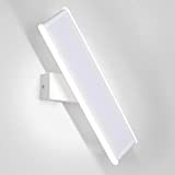 ENCOFT 12W LED Lampada da Parete Girevole 330° Interno, Applique da Parete Muro Girevole in Alluminio, Illuminazione Luce Bianco Freddo ...