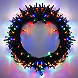 EPESL luci natalizie 15m 120 leds con 8 modalità end to end estensibile catene luminose esterni ed interni decorazione per ...