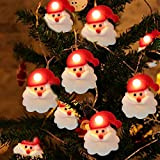Exsivemy Luci Albero di Natale,300cm 20 LED Stringa Luci Led per Decorazioni Natalizie,Led Albero di Natale a Batteria,Catena Luminosa Lnterno ...
