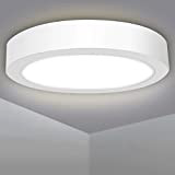 EXTRASTAR Plafoniera LED 12W(=85W) , Bianco naturale 4200K 1250LM Lampada da Soffitto per Bagno, Moderni LED Luce Rotonda, per Soggiorno ...