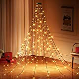 Fairy Lights - Illuminazione per albero di Natale con anello, 400 luci, 16 fili, luci a LED, per decorazioni natalizie, ...