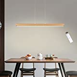 FANLG Lampada LED sospensione, 90cm Lampadario cucina dimmerabile lampada a sospensione moderna da tavolo da pranzo 15W lampadario led sospensione ...