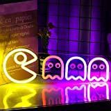 Fantasma Neon Signs Spectre LED Lights Sign Gamer Room Retro Arcade Decor 17"x 5.9" con USB/Interruttore Ghost Neon Kids Lights ...