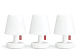 Fatboy® Edison the Mini | Piccola Lampada da Tavolo Bianca | Mini lampadine LED ricaricabili | Set di lampade da ...