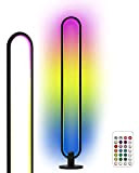 FIKPOO RGB Corner Floor Lamp-Neptune,Music Sync, App Control, Creative DIY Mode, Music Sync, Led Floor Lamp for Bedroom Living Room ...