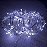 Filo di rame a LED con filo di rame alimentato a batteria Decorazione per feste di matrimonio natalizio Luci a ...