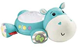 Fisher-Price CGN86 Hippo Plush Projection Soother, New-Born Soft Light Projector White Noise Toy