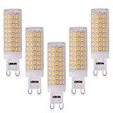 G9 LED Lampadina 10W, LEDGLE 100-LED SMD2835 Lampade LED G9, 900LM Equivalente 100W Lampada Alogena, Luce Bianca Calda 3000K, Non ...