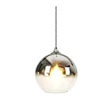 Ganeep Nordic moderna pendente della sfera di vetro illumina Infissi creativo oro/oro rosa/argento capo decorazioni singola lampada a soffitto di ...