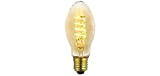 GBC LED Vintage Pear 55-E27 4W 2.100 ° K dimmerabile 4 W, Ambrato