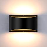 Glighone 10W LED Lampada da Parete Dimmerabile Applique da Parete Interni morderna in alluminio Decorazione per Soggiorno, Camera da letto, ...